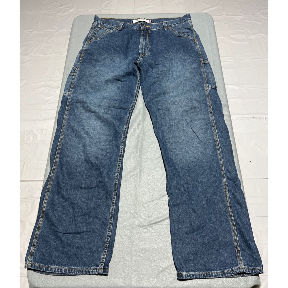 Levis Carpenter Loose Straight Jeans Mens 36x32 Blue Denim Utility Workwear W36